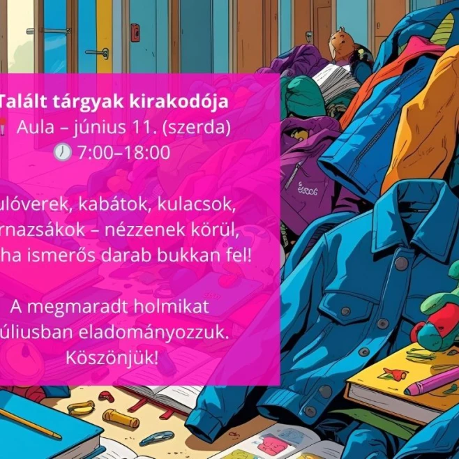Talált tárgyak kirakodója