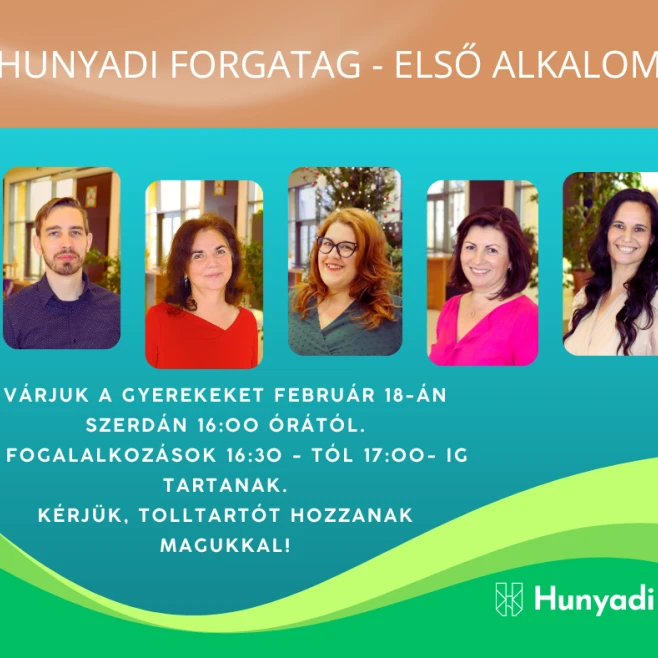 HUNYADIS FORGATAG - ELSŐ ALKALOM