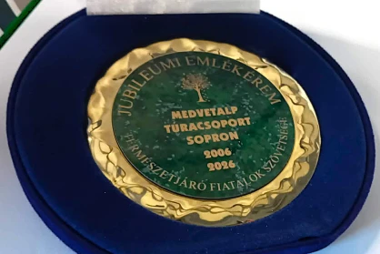 Húsz év a természet szolgálatában – Jubileumi elismerést kapott a Medvetalp Túracsoport