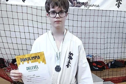 Országos döntőbe jutott Urszuly Noel a karate diákolimpián