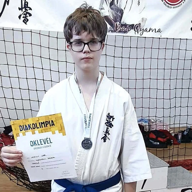 Országos döntőbe jutott Urszuly Noel a karate diákolimpián