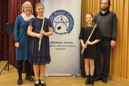 Arany minősítés Veszprémben – Fuvolistáink kiemelkedő sikere regionális versenyen