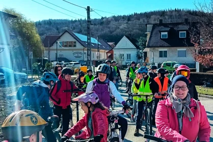 Tavaszköszöntő "medvetalpas" kerékpártúra Ágfalvára
