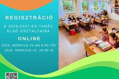 Hétfőn reggel indul a regisztráció a 2026/2027-es tanév első osztályába