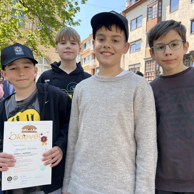 Nyomok a városban – diákjaink a Király(i) Sopron döntőjében