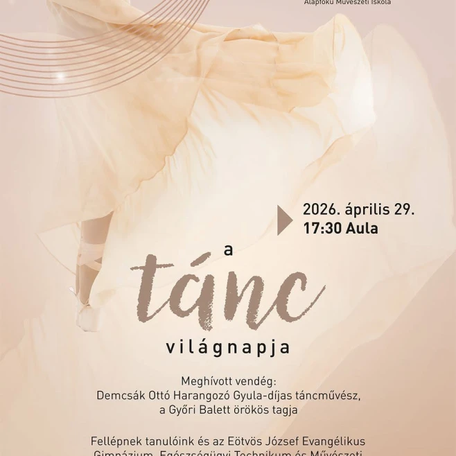 Mozdulatok ünnepe az aulában – készülünk a Tánc Világnapjára