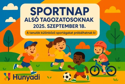 Sportnap alsósoknak 2025. szeptember 18. – Mozgásban az iskola!