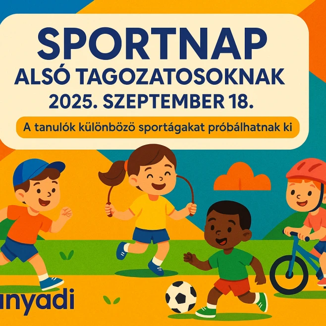 Sportnap alsósoknak 2025. szeptember 18. – Mozgásban az iskola!