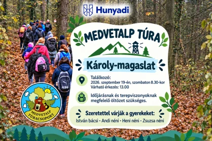 Húsz éve úton – tanévkezdő túra a Károly-magaslatra