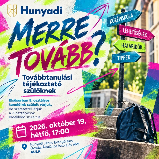 Merre tovább? – Továbbtanulási tájékoztató nyolcadikosok szüleinek