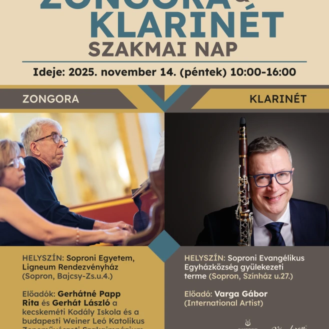 Zongora & Klarinét – Szakmai Nap Sopronban