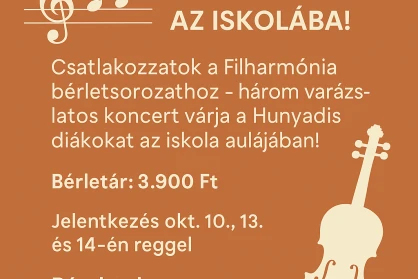 Zene, élmény, inspiráció – csatlakozzunk együtt a Filharmónia bérletsorozathoz!