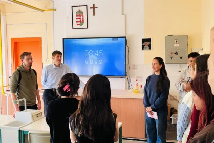 A világ minden tájáról érkeztek vendégek iskolánkba