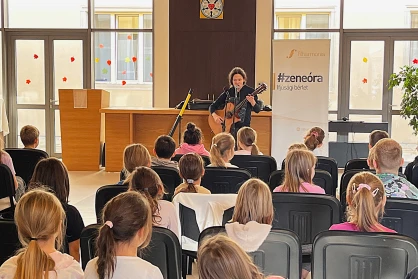 A zene nemcsak tantárgy, hanem élmény is – ifjúsági bérletes koncert az aulában