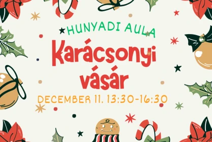 December 11-én újra megnyílik iskolánk Karácsonyi Vására